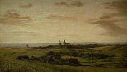 Dankvart Dreyer View towards Assens oil painting on canvas